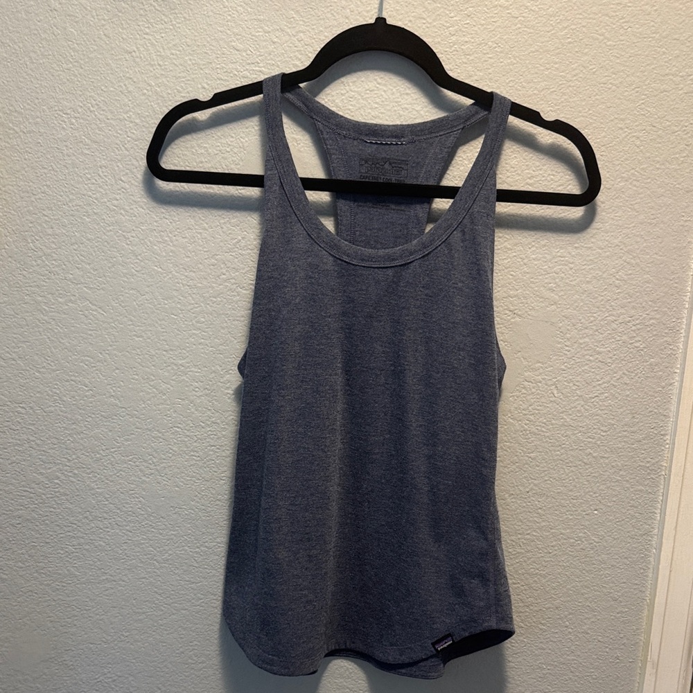Patagonia Capilene Cool Trail Navy Tank Top